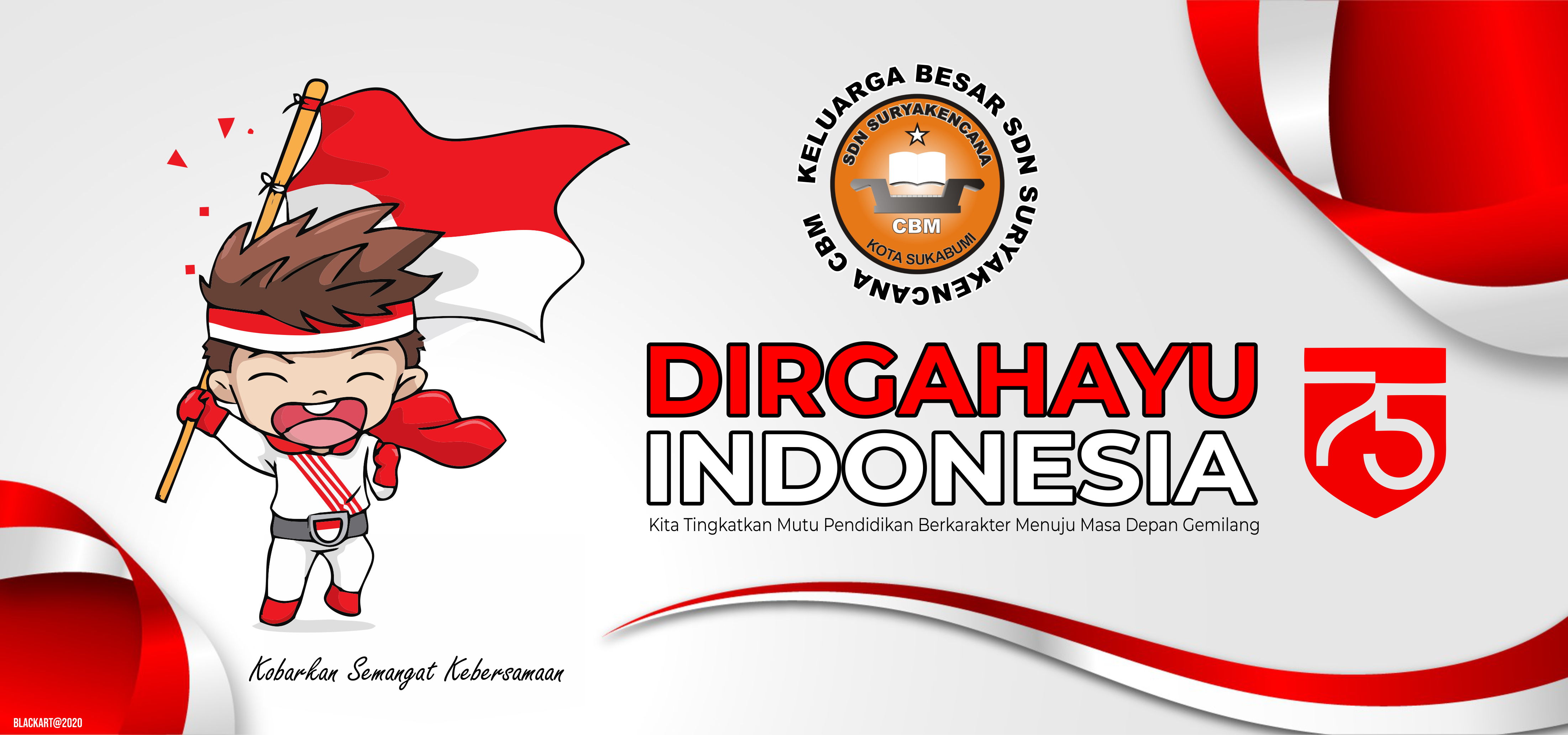 SDN Suryakencana CBM - Dirgahayu Republik Indonesia yang ke 75