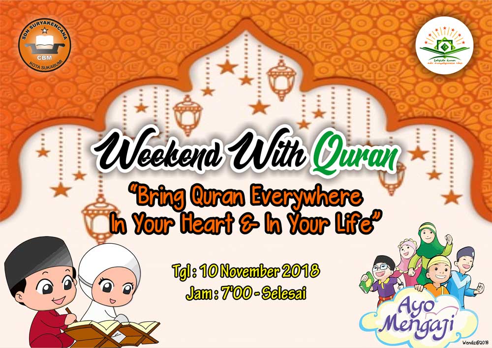 SDN Suryakencana CBM - Weekend With Quran