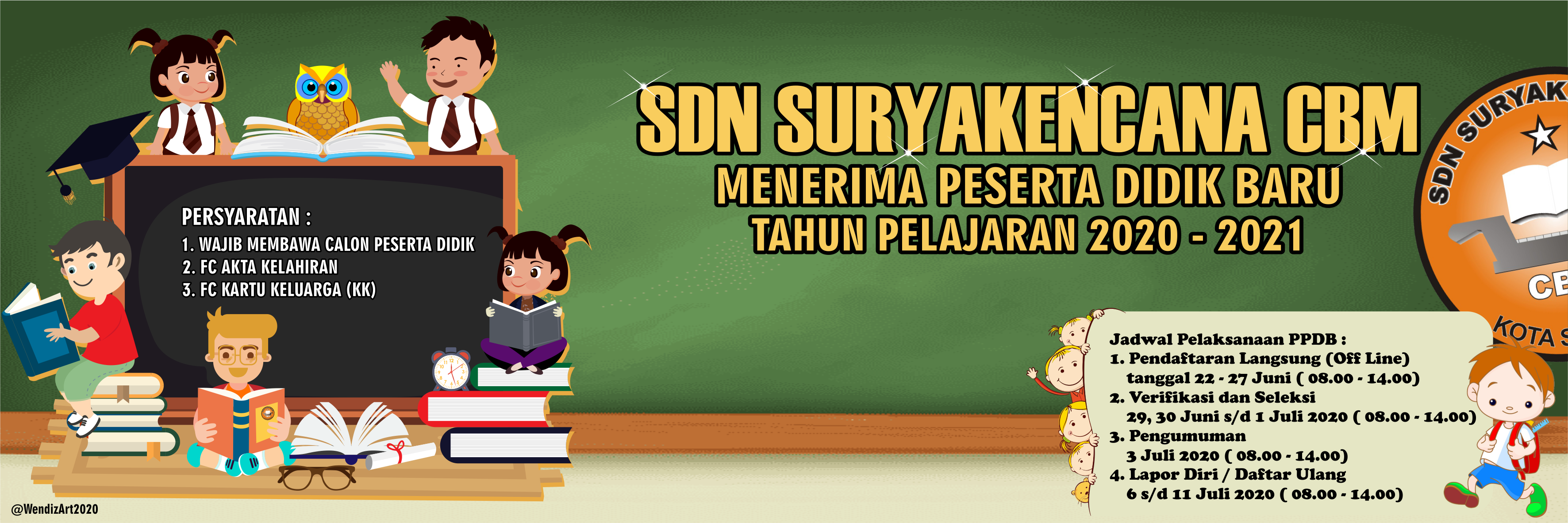 SDN Suryakencana CBM - Info PPDB 2020