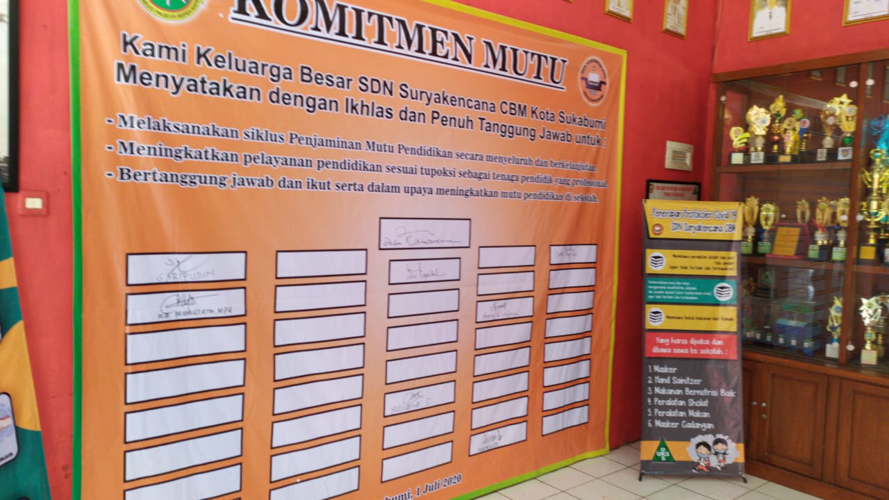 SDN Suryakencana CBM - Komitmen Mutu